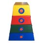 Plinto Espuma Piramidal - Infantil - Azul Esportes