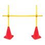 Obstáculo PVC Treinamento Atletismo - 2 Cones e 2 Barras - Vinex