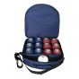 Kit Bocha Adaptada Com Bolsa - Couro Natural - Alto Rendimento - Azul Esportes