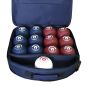 Kit Bocha Adaptada Com Bolsa - Couro Natural - Alto Rendimento - Azul Esportes