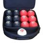 Kit Bocha Adaptada com Bolsa - Couro Sintético - Alto Rendimento - Azul EsportesKit Bocha Adaptada com Bolsa - Couro Sintético - Alto Rendimento - Azul Esportes