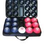 Kit Bocha Adaptada com Maleta - Couro Sintético - Alto Rendimento - Azul Esportes