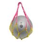 Bola Ginástica Rítmica 400g - Glitter Prata - Azul Esportes