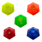 Cone Modelo Tartaruga (Chápeu Chinês) - Base Hexagonal - PVC - Athi