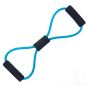 Kit Elástico Tensão Exercícios Ombro Biceps Triceps Peito Costas Glúteos - Azul Esportes