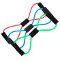 Kit Elástico Tensão Exercícios Ombro Biceps Triceps Peito Costas Glúteos - Azul Esportes