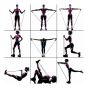 Kit Extensor Elástico Exercícios Ginástica Musculação Multifuncional - Azul Esportes