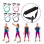 Kit Extensor Elástico Exercícios Ginástica Musculação Multifuncional - Azul Esportes