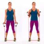 Kit Extensor Elástico Exercícios Ginástica Musculação Multifuncional - Azul Esportes