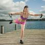 Kit Extensor Elástico Exercícios Ginástica Musculação Multifuncional - Azul Esportes