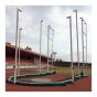 Gaiola Proteção Desmontável Lançamento Disco e Martelo Atletismo - Azul Esportes