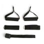 Kit Elástico 11 Peças Musculação Pilates Fitness - Azul Esportes