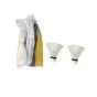 Kit Badminton com 4 Raquetes - 4 Petecas - Poste e Rede