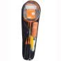 Kit Badminton com 4 Raquetes - 3 Petecas - Poste e Rede - Vollo