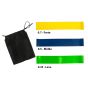 Kit 3 Mini Band Leve - Medio - Forte - Azul Esportes