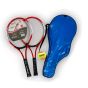 Kit Tênis de Campo com 2 Raquete + 1 Bola Teloon - Azul Esportes