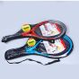 Kit Tênis de Campo com 2 Raquete + 1 Bola Teloon - Azul Esportes