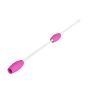 Maça Ginástica Rítmica Conectável Pro 45cm - Branca e Pink - Azul Esportes