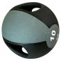 Medicine Ball Com Pegada 10kg - Azul Esportes