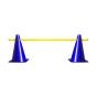 Obstáculo PVC Treinamento Atletismo - 2 Cones e 2 Barras - Vinex