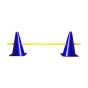 Obstáculo PVC Treinamento Atletismo - 2 Cones e 2 Barras - Vinex