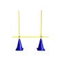 Obstáculo PVC Treinamento Atletismo - 2 Cones e 2 Barras - Vinex