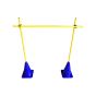 Obstáculo PVC Treinamento Atletismo - 2 Cones e 2 Barras - Vinex