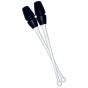 Maça Ginástica Rítmica Conectável Pro 45cm - Branca e Preta - Azul Esportes