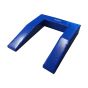 Colchão de Proteção para Trampolim Ginástica Artística - Modelo U - Azul Esportes