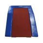 Colchão de Proteção para Trampolim Ginástica Artística - Modelo U - Azul Esportes