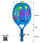 Raquete de Beach Tennis Atsoft 5.0 - Azul - Athi