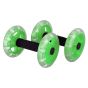 Roda Dupla de Exercícios Abdominal - Azul Esportes