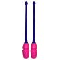 Maça Ginástica Rítmica Conectável Pro 40cm - Roxo Neon e Rosa - Azul Esportes 