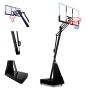 Tabela De Basquete Com Estrutura Móvel com Ajuste De Altura, Proteção e Base de Aço - AZL-165 - Athi