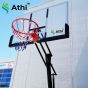 Tabela De Basquete Com Estrutura Móvel com Ajuste De Altura, Proteção e Base de Aço - AZL-165 - Athi