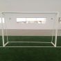 Trave Futebol de 5 Oficial C/ Requadro - Aço - Azul Esportes