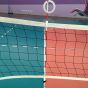 Antena Vôlei Oficial com Suporte Rosqueável com Sistema de Fixação em Fibra de Vidro - Par - Azul Esportes