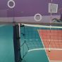 Antena Vôlei Oficial com Suporte Rosqueável com Sistema de Fixação em Fibra de Vidro - Par - Azul Esportes