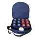 Kit Bocha Adaptada Com Bolsa - Couro Natural - Alto Rendimento - Azul Esportes