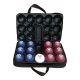 Kit Bocha Adaptada com Maleta - Couro Natural - Alto Rendimento - Azul Esportes