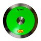 Disco Atletismo Aço/ABS 1,5kg - Verde - Athi