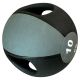 Medicine Ball Com Pegada 10kg - Azul Esportes