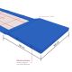 Colchão de Proteção Mesa Extensora Trampolim Acrobático Ginastica Artística - Azul Esportes
