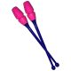 Maça Ginástica Rítmica Conectável Pro 40cm - Roxo Neon e Rosa - Azul Esportes 