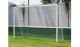 Trave futebol society em aço carbono 5M - par - Azul Esportes