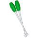 Maça Ginástica Rítmica Conectável 45cm - Branca e Verde - Azul Esportes 
