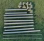 TRAVE DE FUTEBOL EM PVC E REDE 250X97X130CM - ATHI - AZL-082