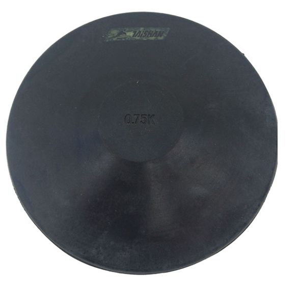 Disco borracha 0.750kg Treino Atletismo - Feilu Taishan