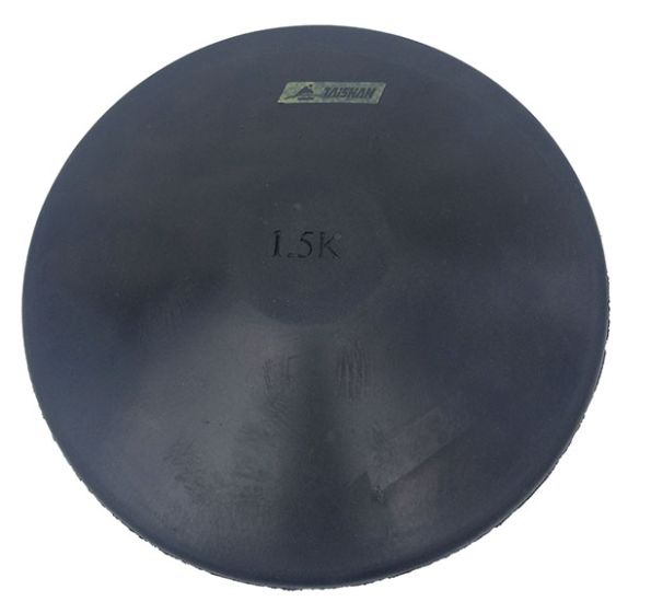 Disco borracha 1,5kg treino Atletismo - Feilu Taishan