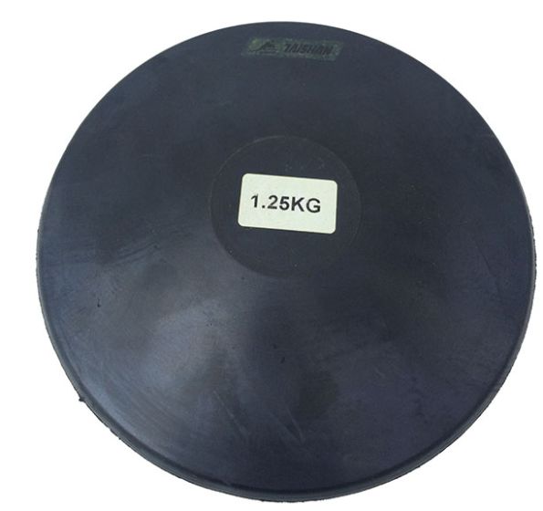 Disco borracha 1,25kg Treino Atletismo - Feilu Taishan